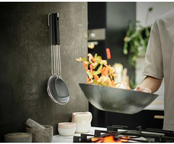 Zestaw przyborów kuchennych ze stali nierdzewnej 3 szt. Fusion Wok Set – Joseph Joseph