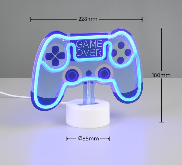 Niebieska lampka dziecięca Control – Reality