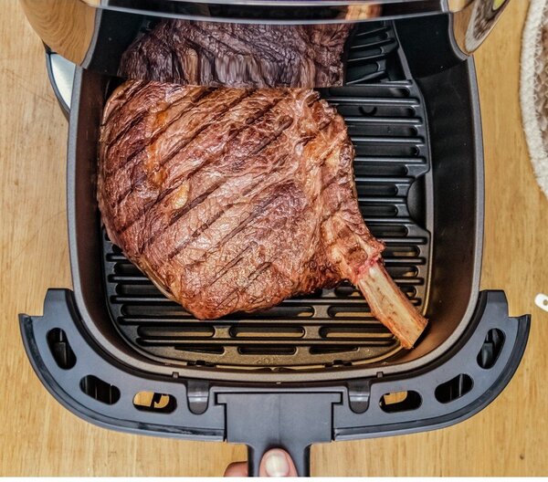 Czarna frytkownica beztłuszczowa Easy Fry & Grill XXL EY801815 – Tefal
