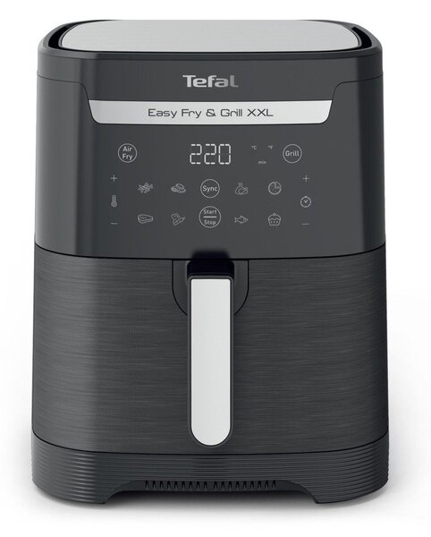 Czarna frytkownica beztłuszczowa Easy Fry & Grill XXL EY801815 – Tefal