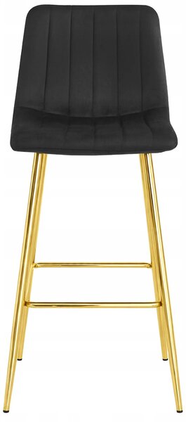 Czarny welurowy hoker glamour z opraciem S0-A45