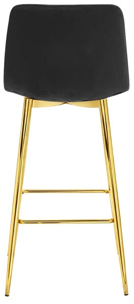 Czarny welurowy hoker glamour z opraciem S0-A45