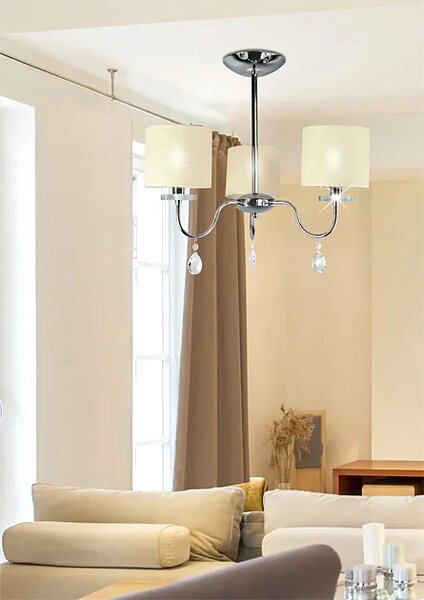 Lampa wisząca w stylu glamour - 4X D228 G1-S65