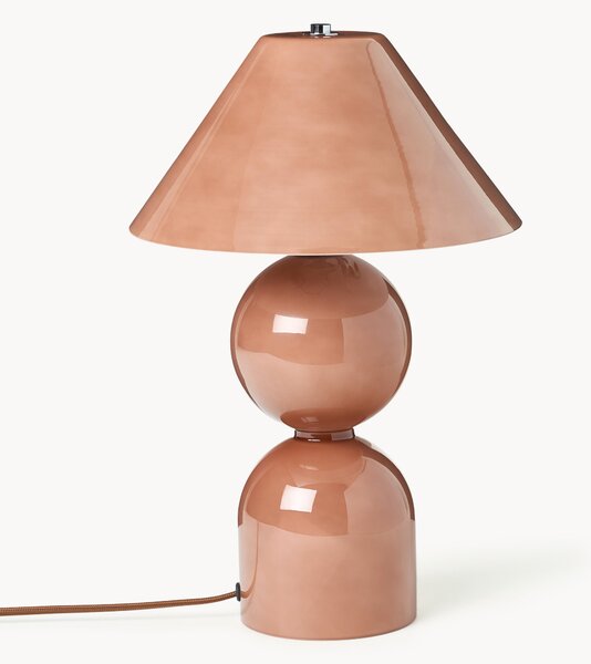 Lampa stołowa ze szkła Danielle, W 41 cm