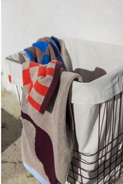 Bordowy metalowy kosz na pranie 64 l Store-It – Mette Ditmer Denmark