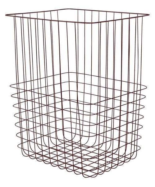 Bordowy metalowy kosz na pranie 64 l Store-It – Mette Ditmer Denmark