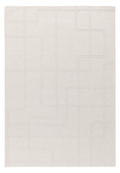 Kremowy wełniany dywan tkany ręcznie 120x170 cm Ada – Asiatic Carpets