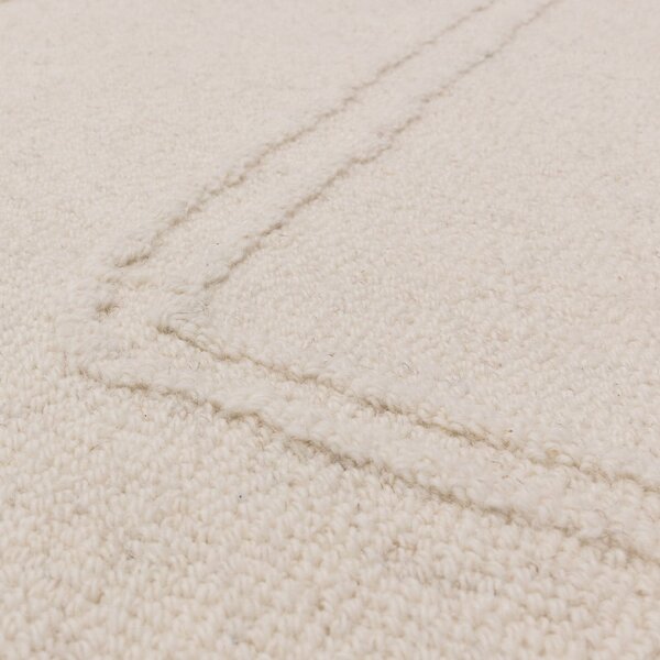 Kremowy wełniany dywan tkany ręcznie 120x170 cm Ada – Asiatic Carpets