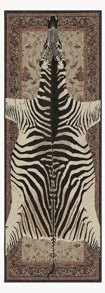 Chodnik z krótkim włosiem Safari by Iris Apfel, z możliwością prania