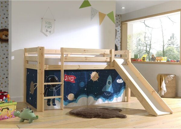 Zasłona dziecięca do łóżka 4 szt. 195x75 cm Space Shuttle – Vipack