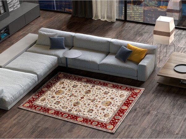 Czerwono-kremowy dywan 80x150 cm Classic – Universal