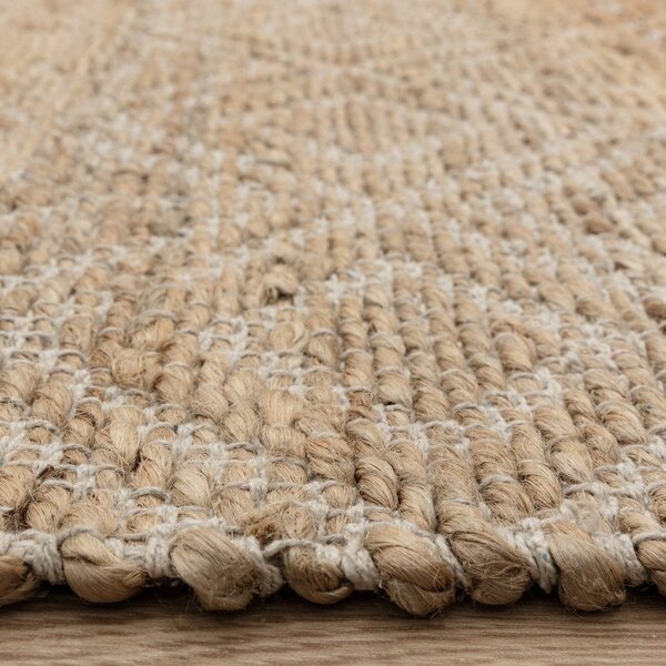Dywan z mieszanki juty tkany ręcznie w naturalnym kolorze 120x170 cm Asher Natural – Asiatic Carpets