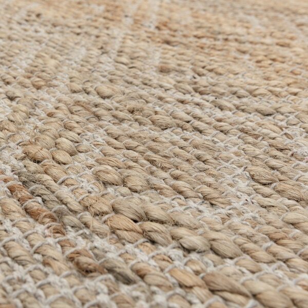 Dywan z mieszanki juty tkany ręcznie w naturalnym kolorze 120x170 cm Asher Natural – Asiatic Carpets