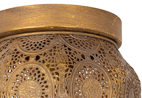 Orientalna lampa sufitowa złota 19 cm - Mowgli