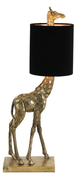 Czarno-brązowa lampa stołowa (wysokość 61 cm) Giraffe – Light & Living