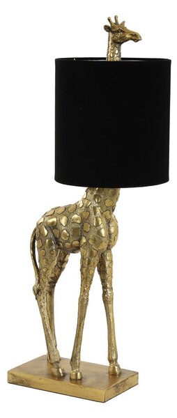 Czarno-brązowa lampa stołowa (wysokość 61 cm) Giraffe – Light & Living