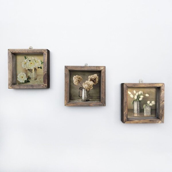 Obrazy zestaw 3 szt. 15x15 cm – Wallity
