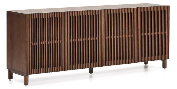 Ciemnobrązowa komoda w dekorze orzecha 181x71,5x42,5 cm Beyla – Kave Home