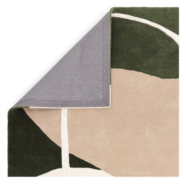 Zielony wełniany dywan tkany ręcznie 160x230 cm Matrix – Asiatic Carpets