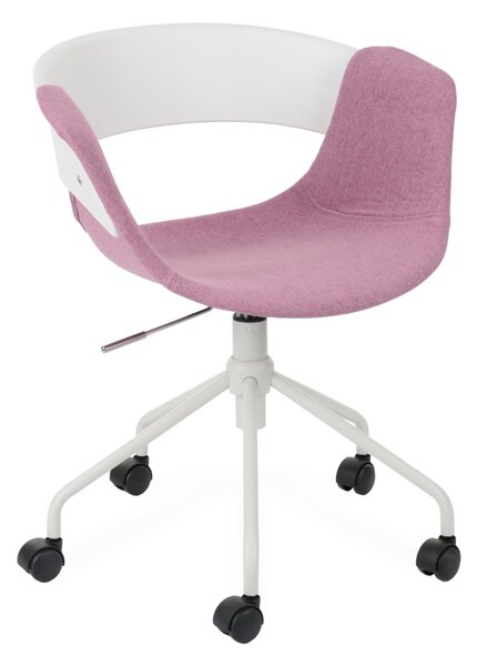 Krzesło obrotowe Forma Move Pink dla dziecka do pokoju ucznia