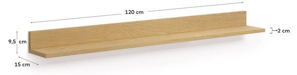 Półka w dekorze dębu w naturalnym kolorze Abilen − Kave Home
