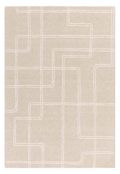 Beżowy wełniany dywan tkany ręcznie 160x230 cm Ada – Asiatic Carpets