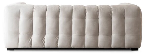 Sofa MODERNO 3S Trzyosobowa Kremowa Welurowa Nowoczesna