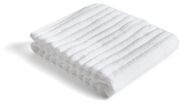 Biały bawełniany ręcznik frotte 50x90 cm Navira – Kave Home