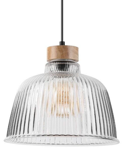 Lampa wisząca Asta Lamkur, możliwość ściemniania, przezroczysty / transparentny, salon / jadalnia, szkło