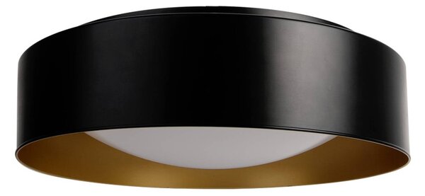 MEGAMAN Lampa sufitowa Renzo XChange, czarny, łazienka, tworzywo sztuczne, nowoczesny