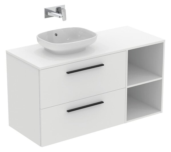 Niska wisząca szafka łazienkowa w dekorze dębu 40x63 cm i.Life B – Ideal Standard