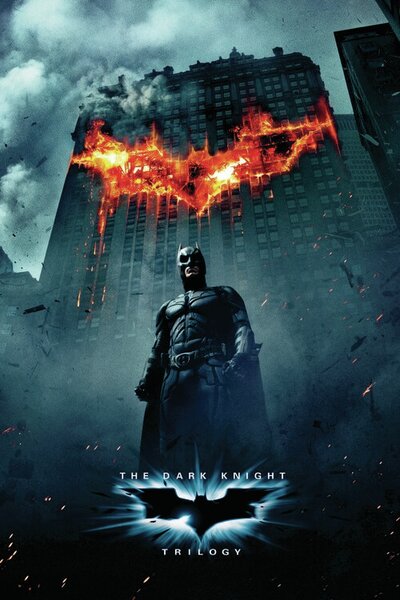 Plakat, Obraz The Dark Knight Trilogy - Batman Solvent, (61 x 91.5 cm)