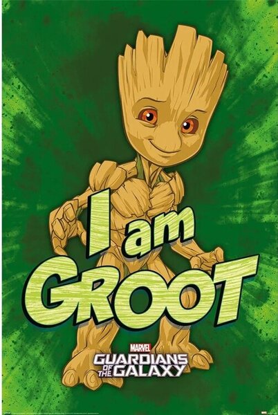 Plakat, Obraz Guardians of the Galaxy - I am Groot, (61 x 91.5 cm)