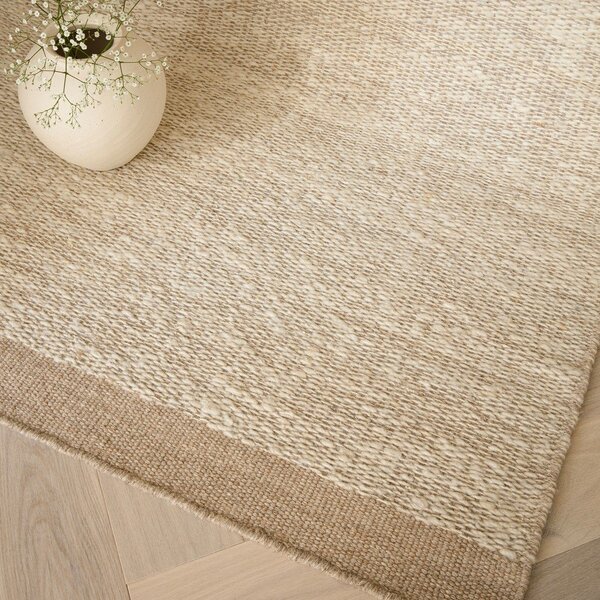 Beżowy/kremowy wełniany dywan tkany ręcznie 120x170 cm Lima Sand – Asiatic Carpets