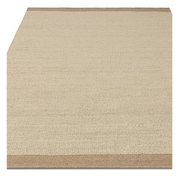 Beżowy/kremowy wełniany dywan tkany ręcznie 120x170 cm Lima Sand – Asiatic Carpets