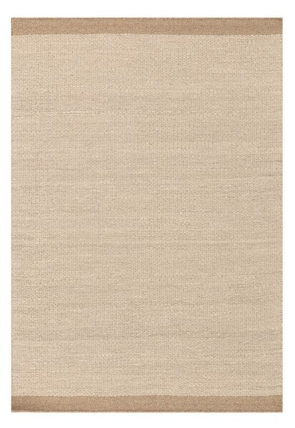 Beżowy/kremowy wełniany dywan tkany ręcznie 120x170 cm Lima Sand – Asiatic Carpets