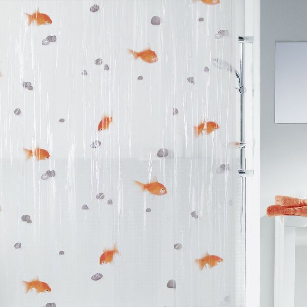 Zasłona prysznicowa 180x200 cm Goldfish – Spirella