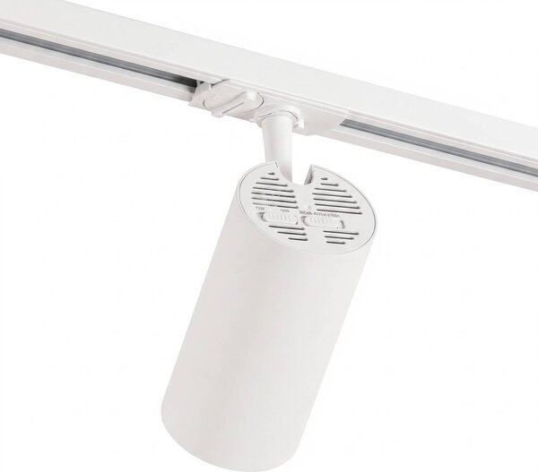 System szynowy Lindby Linaro, średnica 7 cm, 3-punktowa, LED, biały, CCT Linaro Lindby, możliwość ściemniania, biały / opal, biuro, aluminium, nowoczesny