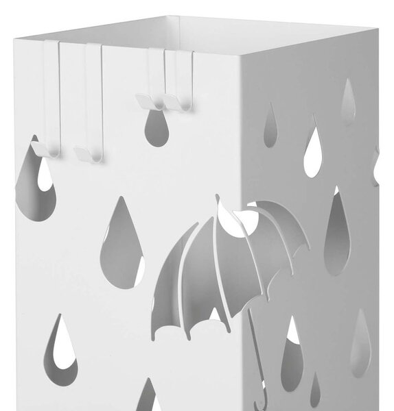 Stojak na parasole UMBRELLA, 15,5x15,5x49cm, biała SongmicsHome