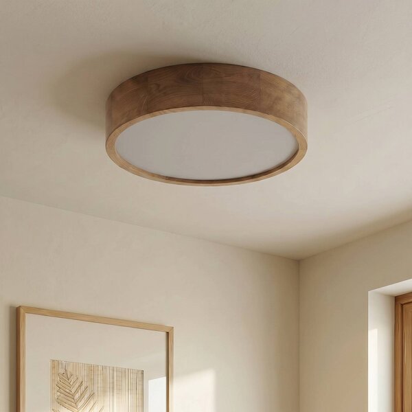 Lampa sufitowa Cleo TEMAR LIGHTING, możliwość ściemniania, jasne drewno, salon / jadalnia, drewno, nowoczesny