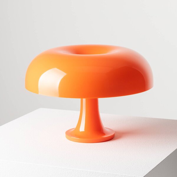 Artemide Lampa stołowa design Nessino, żółty / pomarańczowy, salon / jadalnia, tworzywo sztuczne, design