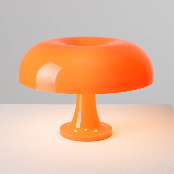 Artemide Lampa stołowa design Nessino, żółty / pomarańczowy, salon / jadalnia, tworzywo sztuczne, design