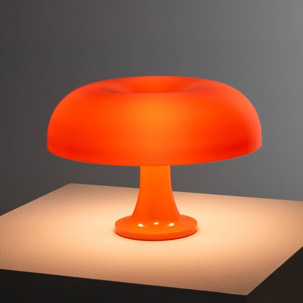 Artemide Lampa stołowa design Nessino, żółty / pomarańczowy, salon / jadalnia, tworzywo sztuczne, design