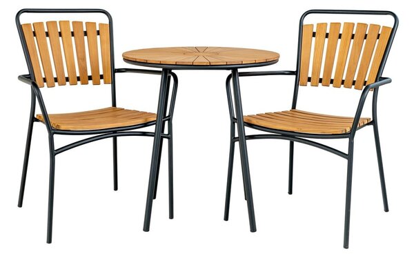 Okrągły stół ogrodowy z litego drewna tekowego ø 70 cm Cleveland – House Nordic