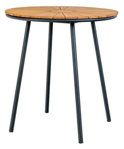 Okrągły stół ogrodowy z litego drewna tekowego ø 70 cm Cleveland – House Nordic