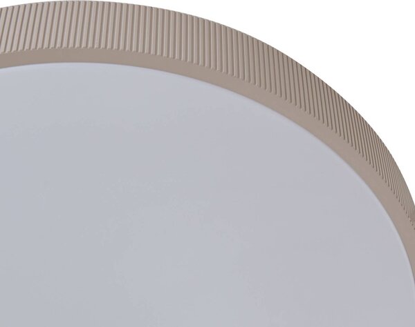 Lampa sufitowa LED Zylo Lindby, możliwość ściemniania, kremowy / amber, salon / jadalnia, tworzywo sztuczne