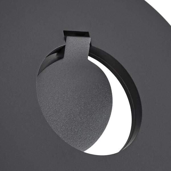 Kinkiet zewnętrzny LED Tovio Arcchio, aluminiowy / szary / cynkowy, aluminium, nowoczesny