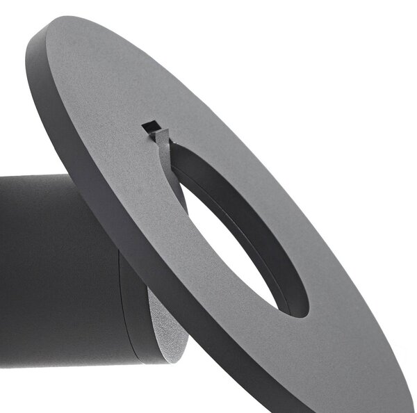 Kinkiet zewnętrzny LED Tovio Arcchio, aluminiowy / szary / cynkowy, aluminium, nowoczesny