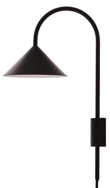 Lampa Ścienna FRANDSEN, Grasp, czarny, przedpokój, metal, design