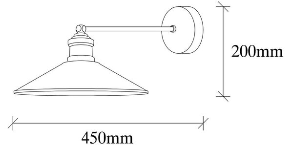 Kinkiet w kolorze brązu ø 30 cm Dodo – Opviq lights